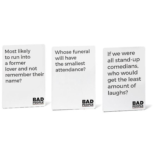 Bad People The Savage Party Game Du förmodligen inte borde spela The Nsfw Party Game  (FMY)