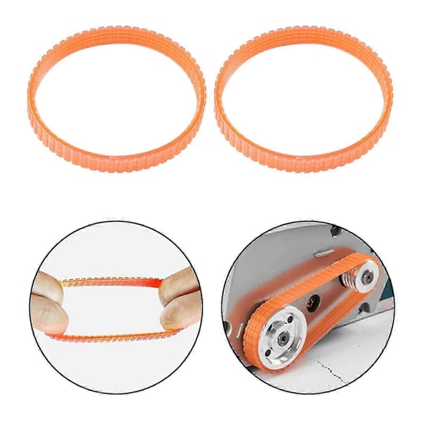 2 kappaletta Höylän käyttöhihnan vaihto Kulutusta kestävä Kompakti puutyökalujen lisävarusteet 82 mm sähköhöylään (FMY) Nylon