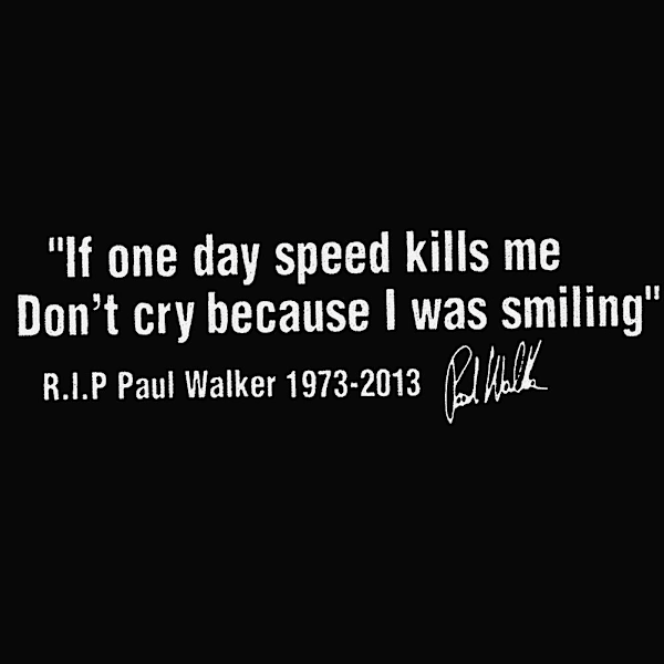 Paul Walker -lauseen heijastava auton korin ikkunatarra (FMY) Red