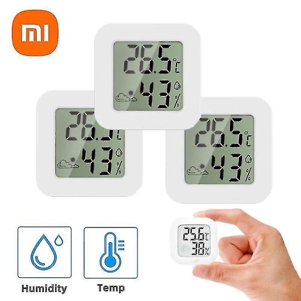 Xiaomi Mini LCD Digital Termometer Hygrometer Innendørs Romtemperatur Fuktighetsmåler - YUHAO (FMY) 1PC