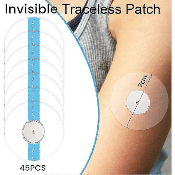 Freestyle Libre 3 Sensor, 45 Stk. Freestyle Libre 2 Transparente Plastre Freestyle Libre Til Freestyle Libre 1 2 Og 3 Sensorer Selvklæbende New-AN (FMY)