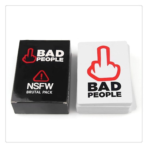 Bad People NSFW Brutal Expansion Pack 80 Nya Frågekort Partyspelkort (FMY)