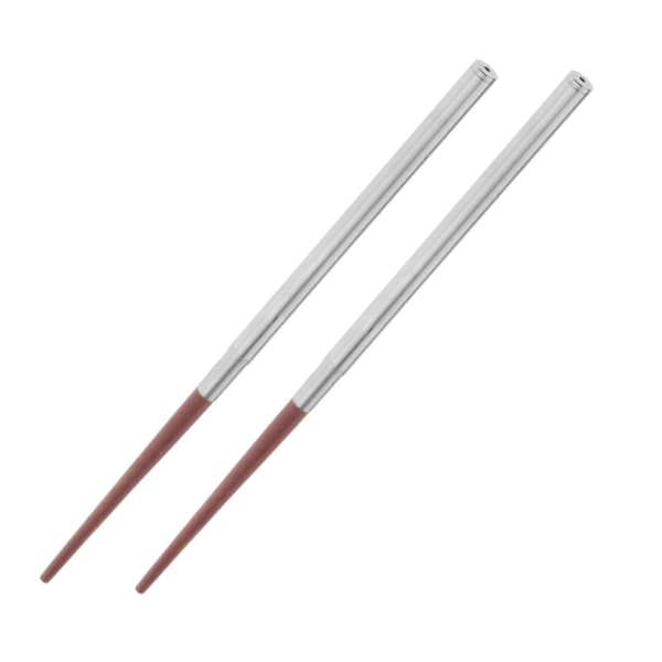 Sammenklappelige Rejse Spisepinde Udendørs Camping Picnic Foldbare Spisepinde Træ Bestik Bord Service til Hot Pot Møde Fest (FMY) Red Sandalwood OPP
