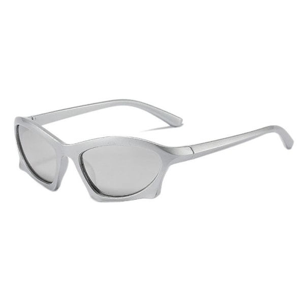 Wekity Sports Solbriller Retro Geometric Solbriller for menn og kvinner (FMY)