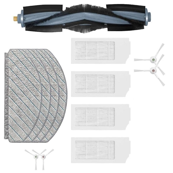 Deebot T10 Plus -robotti-imurin varaosat ja tarvikkeet Hepa-suodatin Moppikorvaus (FMY) as shown