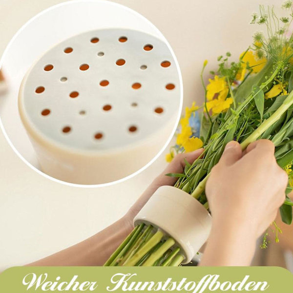 Spiralformad blomsterstjälkshållare Vas Spiralformad stjälkshållare Spiralformad blomsterstjälkshållare, 100 % helt ny (FMY)