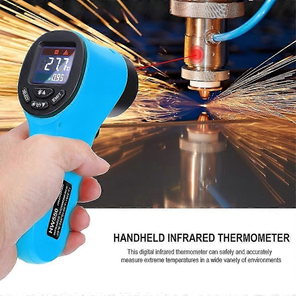 Handhållen Digital Infraröd Termisk Kameratermometer Ir Termometer Fp (FMY) Blue