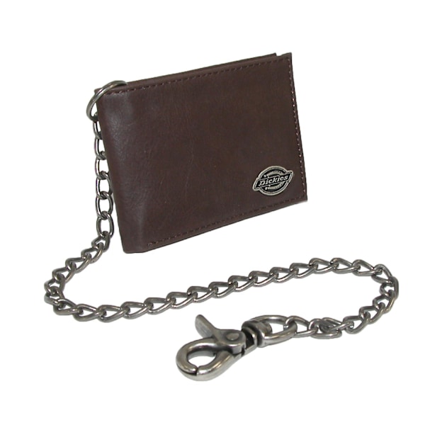 Nahkainen Trucker Chain Slimfold -lompakko (Miehet) (FMY) Black one size