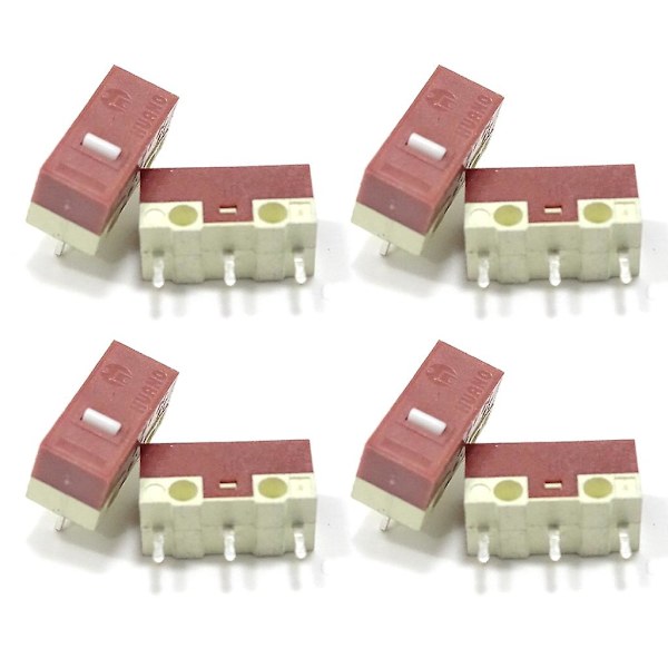 för HUANO Tyst Mus Mikro Switch Mikro Ljudlös Knapp 8Delar/Set