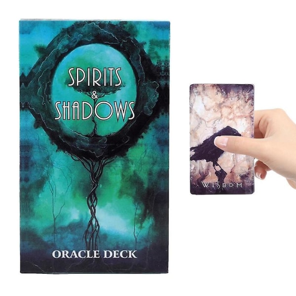 Spirits shadows tarotkort okänd andedck tarot orakelkort däckkort mystiskt spådomsspel familjefest brädspel (FMY)