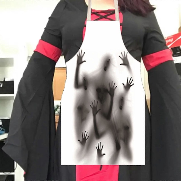 Halloween Cosplay Skräckförkläde Skräck Och Konstig Stämning Dekoration Originalitet Arbetskläder Undvikande Smuts Skydd Semesterprydnader FLY4880  (FMY) D One Size