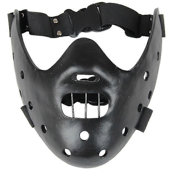 Hannibal Masker - Gyser - Hannibal - Skræmmende - Harpiks - Lecter - The Silence Of The Lambs - Maskerade - Cosplay - Halloween Dekoration - Fest (FMY) brown