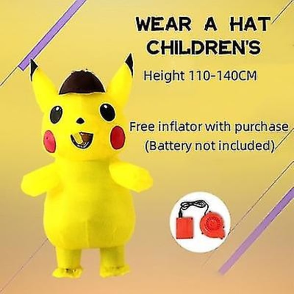 Halloween Gul Dockdocka Söt Uppblåsbar Dräkt Barn Vuxen Nät Med Samma Cartoon Cosplay Prestanda Evenemangsprogram Rekvisita (FMY) Child B