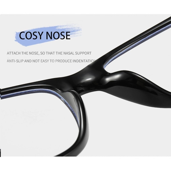 Blåljusblockerande glasögon Anti-ögonbelastning Uv-bländning Blåljusglasögon för kvinnor Tv-telefon Datorspelsglasögon (FMY)