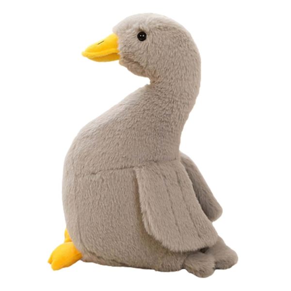 Bedårande Anka Plyschdocka Mjuk Fylld Leksak Barn Kramande Kudde Present 30/  (FMY) Gray 40cm