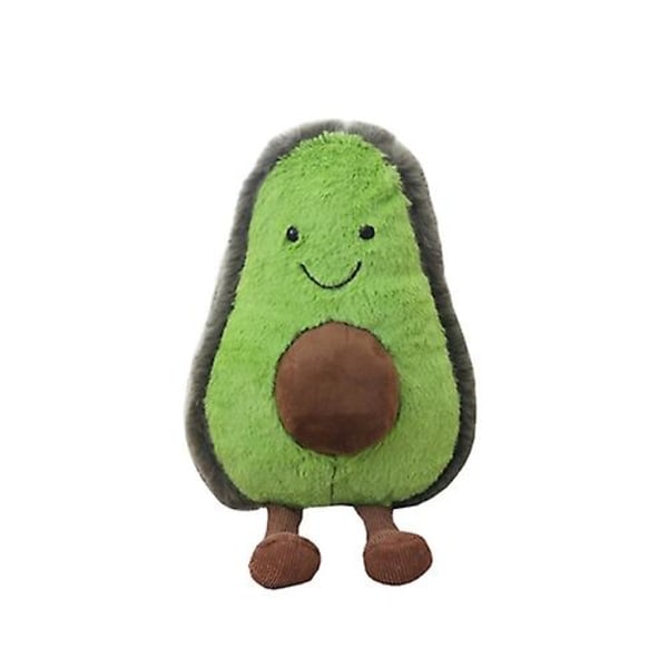 Sööt Cartoon Avocado Pluss Pehmolelu 22~45cm Avocado Jaloilla Lapsille Hedelmä Avocado Täytetty Pluss Pehmolelu Lahja Lapselle (FMY) B-35cm