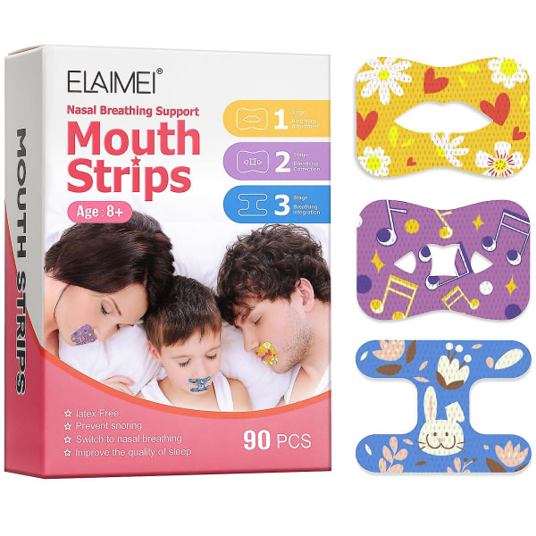 Voksen og barn lukket munnpasta Universal pustekorrektor for å forhindre åpen munnpuste Wisdom Snorke Paste (FMY)