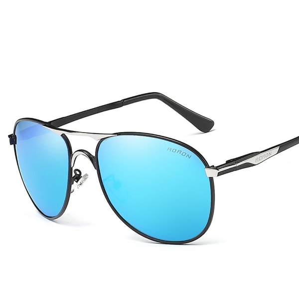 Aviator solbriller for menn kvinner polarisert - Uv 400 beskyttelse med etui 61 mm (FMY)
