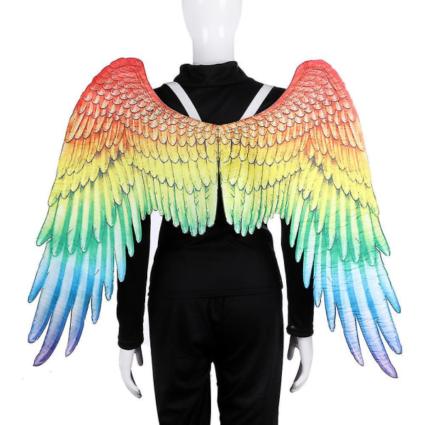 Fuglevinge til voksne Kostume Burningman Festival Japansk spil for voksne Onmyoji Cosplay Tengu Fuglekarnevalskostume Large Big Wings (FMY) Multicolor