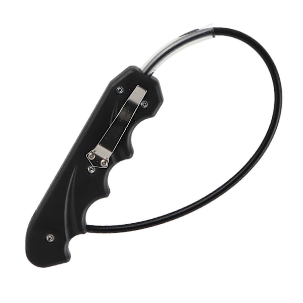 Bærbar Pisk ABS Håndtag Rustfrit Stål Reb Letvægts Multi Anvendelse Cykel Pisk Herre Gave (FMY)