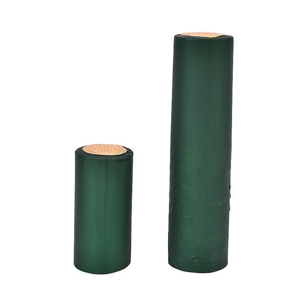 100 st Krympslangar för Vinflaskor, Värmeförseglande Lock (FMY) Green 100pcs
