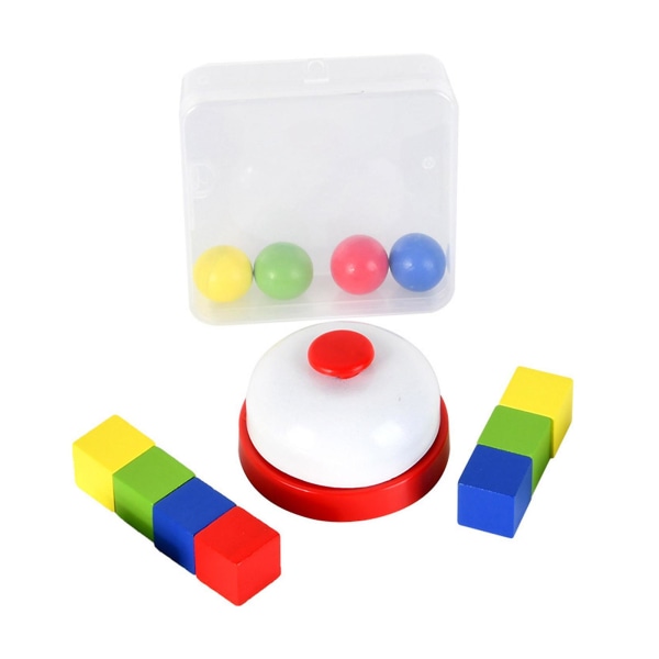 Barns färgigenkänningspussel Sortering Multiplayer Battle Game Bärbar mattepedagogisk leksak med ljusa färger (FMY)