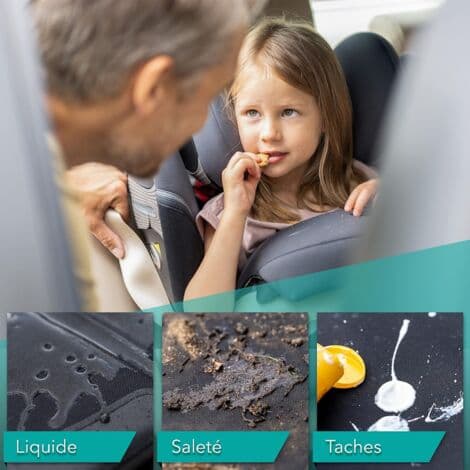 Bilsetebeskytter - Premium Barnesetebeskytter for Bil - for Bilsete (2-SETT)（FMY）
