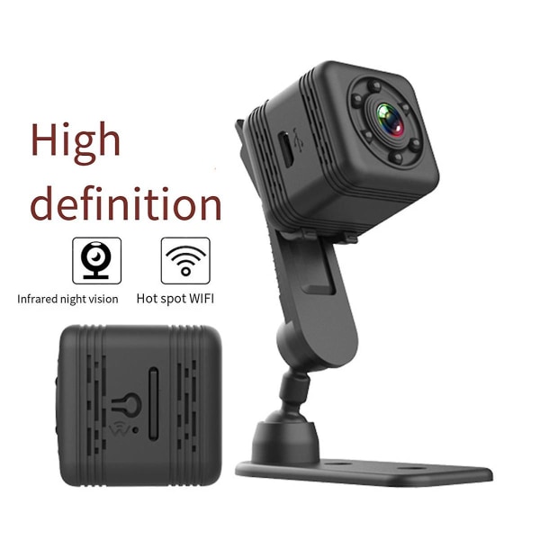 Minikamera med vattentätt cover Hd Smart Night Vision Inomhuskamera Säkerhet Fjärrkamera (FMY)