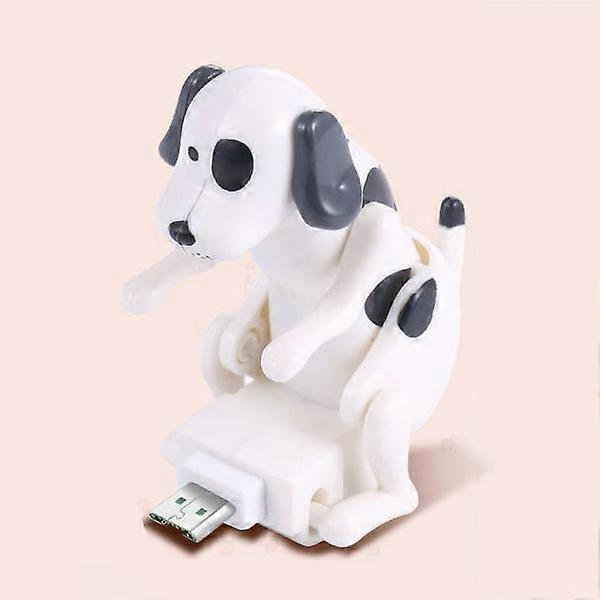 Sjov Humping Hund Hurtig Opladningskabel Hund Opladningskabel Velegnet til Forskellige (FMY) White Type c