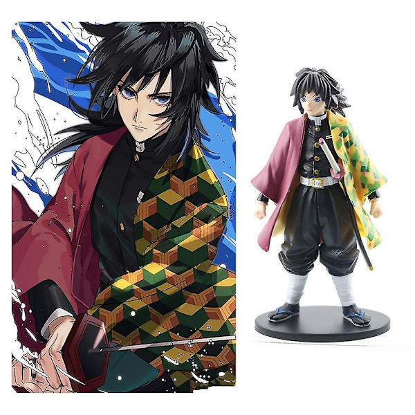 Demon Slayer -hahmo Kamado Tanjirou Nezuko -malli Anime-hahmo lelu (FMY) E
