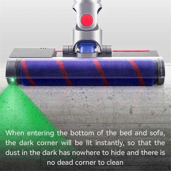 Støvsuger gulvbørstehoved til V7 V10 V11 V15 støvsugerudskiftningsdele Elektrisk laserrullebørstehoved (FMY)