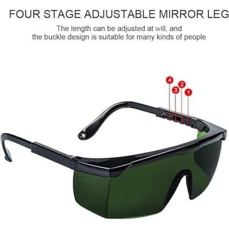 2PCS Laserskyddsglasögon, Laserskyddsglasögon (Gröna)（FMY）