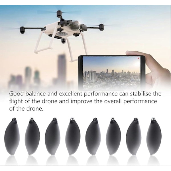 Parrot Anafi Propeller Parrot Anafi Blade Parrot Anafi Drone Blade 8 stk. Parrot CCW/CW Propeller Blade Props Anafi Foldbare Propeller Pa (FMY)