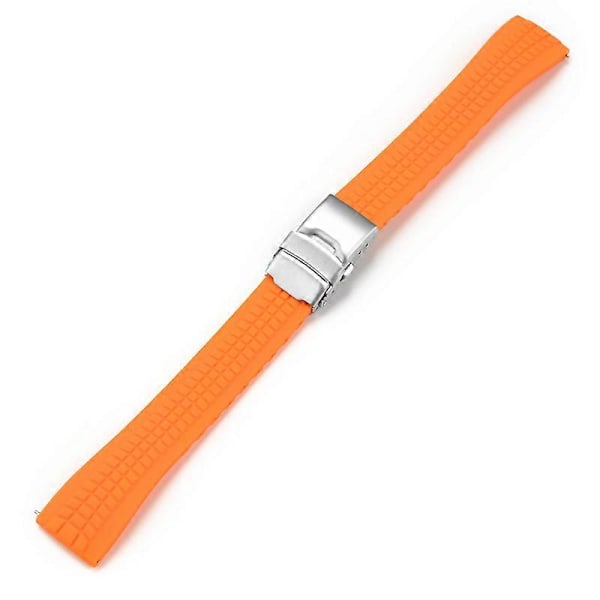 20MM Klokkereim Klippbar Flat Hode Grensesnitt Universal Rem For Patek Phillip (FMY) Orange