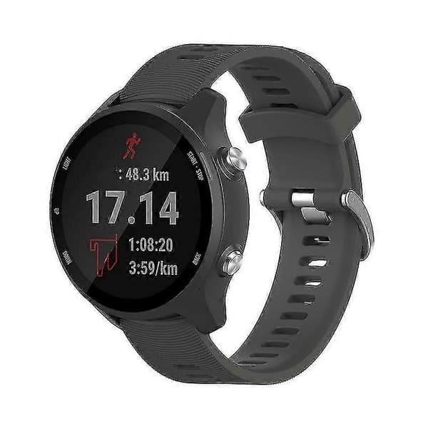 Garmin Forerunner 245 silikone urrem udskiftningsrem til Forerunner 245 (FMY) Grey