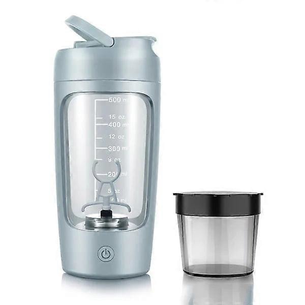 Protein Shaker Flaska Skakkopp Helautomatisk Omrörningskopp Med Pulverbox Praktisk (FMY) BU
