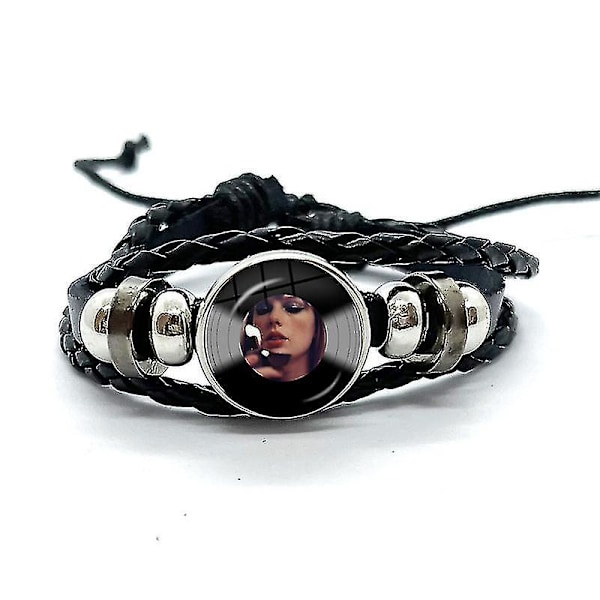 Taylor Swift Armband Taylor Swift Vinyl Skiva Läderarmband  (FMY) 14