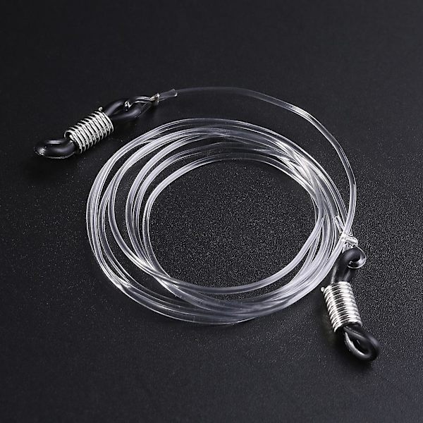 Transparente Brilleglass Anti-Skli Strap Elastisk Halsledning Utendørs Sports Briller Streng Solbriller Tau Band Holder (FMY) White