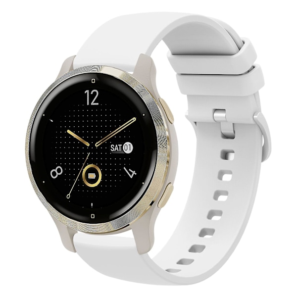 Silikon Urrem Til Garmin Venu 2S (FMY) White