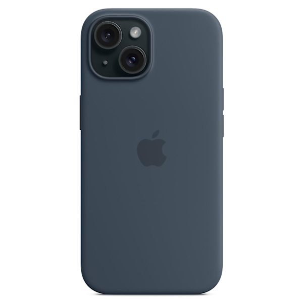 iPhone 15 Cover Kompatibel med MagSafe Anti-ridse Silikon Telefon Cover (FMY) Dark blue iPhone 15