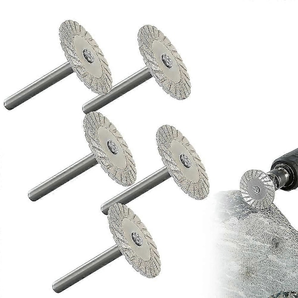 40 mm timanttiterä 6 mm varrella, katkaisulaikka kaiverrukseen ja laattojen, graniitin, marmorin ja keramiikan leikkaamiseen (FMY) Sharp 10pcs