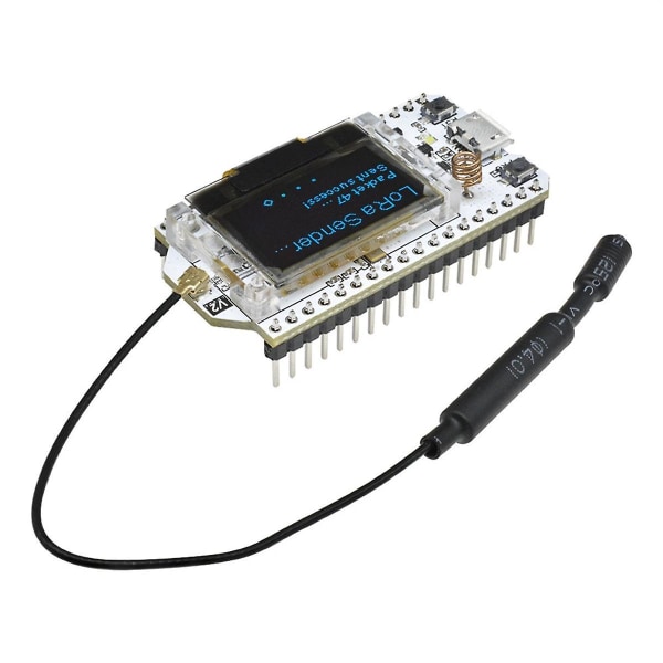 Sx1276 0,96 Oled Esp32 Wifi Bluetooth Udviklingskort Lora Node 868-915mhz Multifunktionelt Bærbart Utility Modul  (FMY)