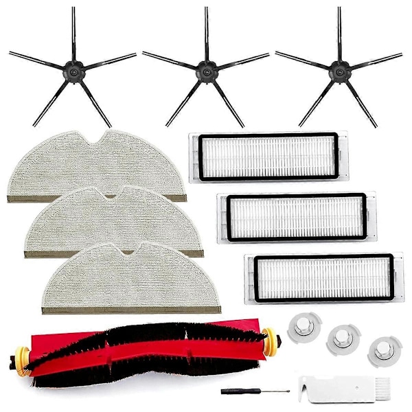 For Roborock S6 Pure S6 E4 S4 Max S6 MaxV S5 S5 Max S4 E2 E3 E5 E20 E25 E35 Hovedbørste Sidebørste Hepa Filter (FMY)