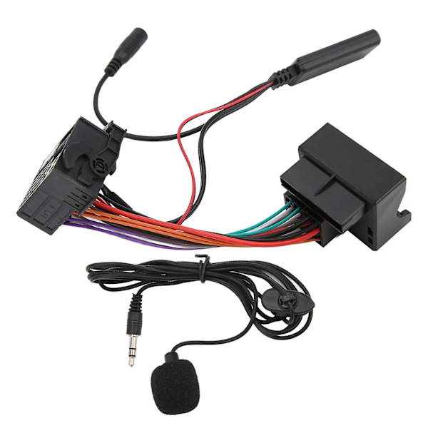 Bilstereo 40-polet Trådharness Adapter med Bluetooth Mikrofon AUX til Citroen C2 C3 C4 C6 (FMY)