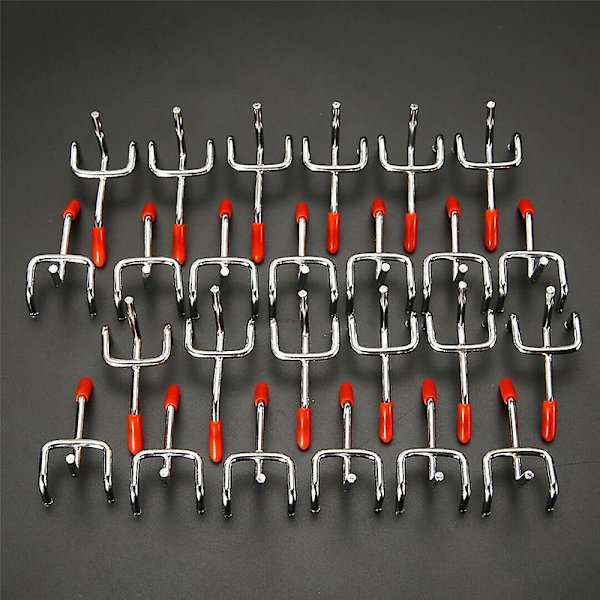 Enkel Pegboard Kroker Brett Slat For Vegg Detaljhandel Display Butikk Hylle Peg (25stk, 25mm)  (FMY)