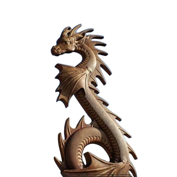 Norse Dragons Träsnideri vägghängande konst Drakväggdekor Gratis frakt (FMY) 2