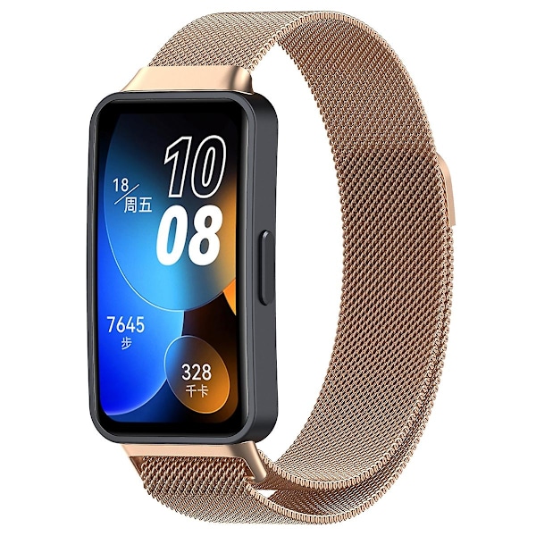 Metallinen ranneke Huawei Band 8:lle (FMY) Rose Gold
