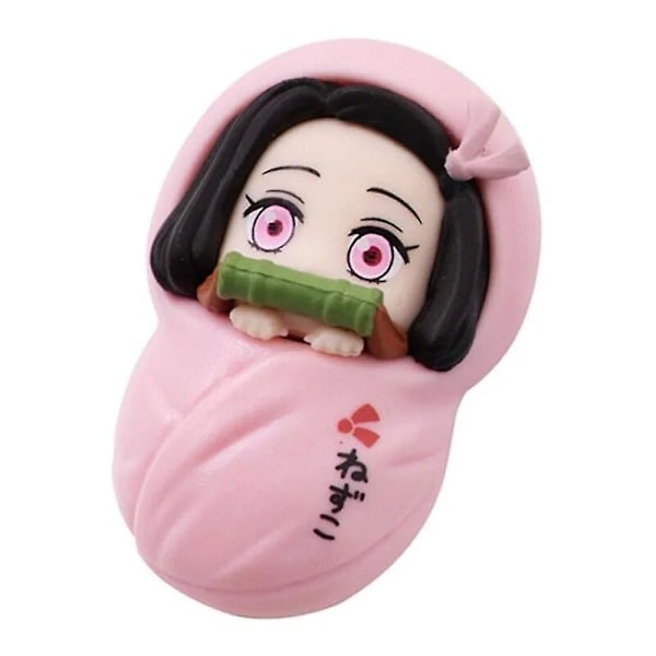 Bandai Aito Gashapon Demon Slayer Agatsuma Zenitsu Kamado Nezuko Vauva Anime Action Figuurit Lelut Pojille Tytöille Lapsille Lahjoja (FMY) Hashibira Inosuke 68