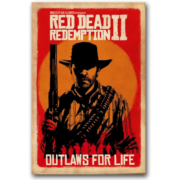 Jigsaw-puslespil 1000 brikker Red Dead Redemption 2 The Film Wall Art-plakat Familiespil til voksne Børnespil Lærende legetøj Px237Yk  (FMY) 500 Pieces