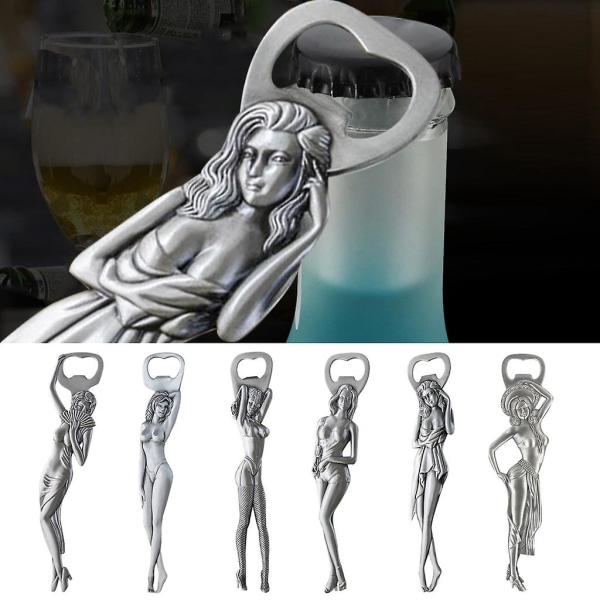 Nytt gavebryllup favoriserer Retro Alloy Beer Corkscrew Party Decorations Opener  (FMY)